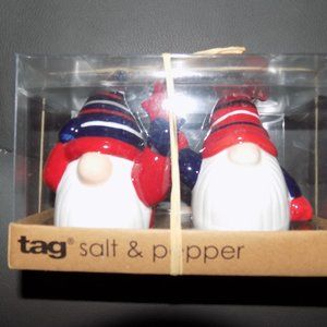 TAG Patriotic GNOME With Stars Salt & Pepper Shake